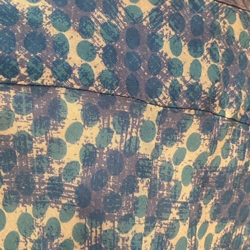 Lyng Tunic Top Rayon Size Large Button Front - Picture 13 of 14